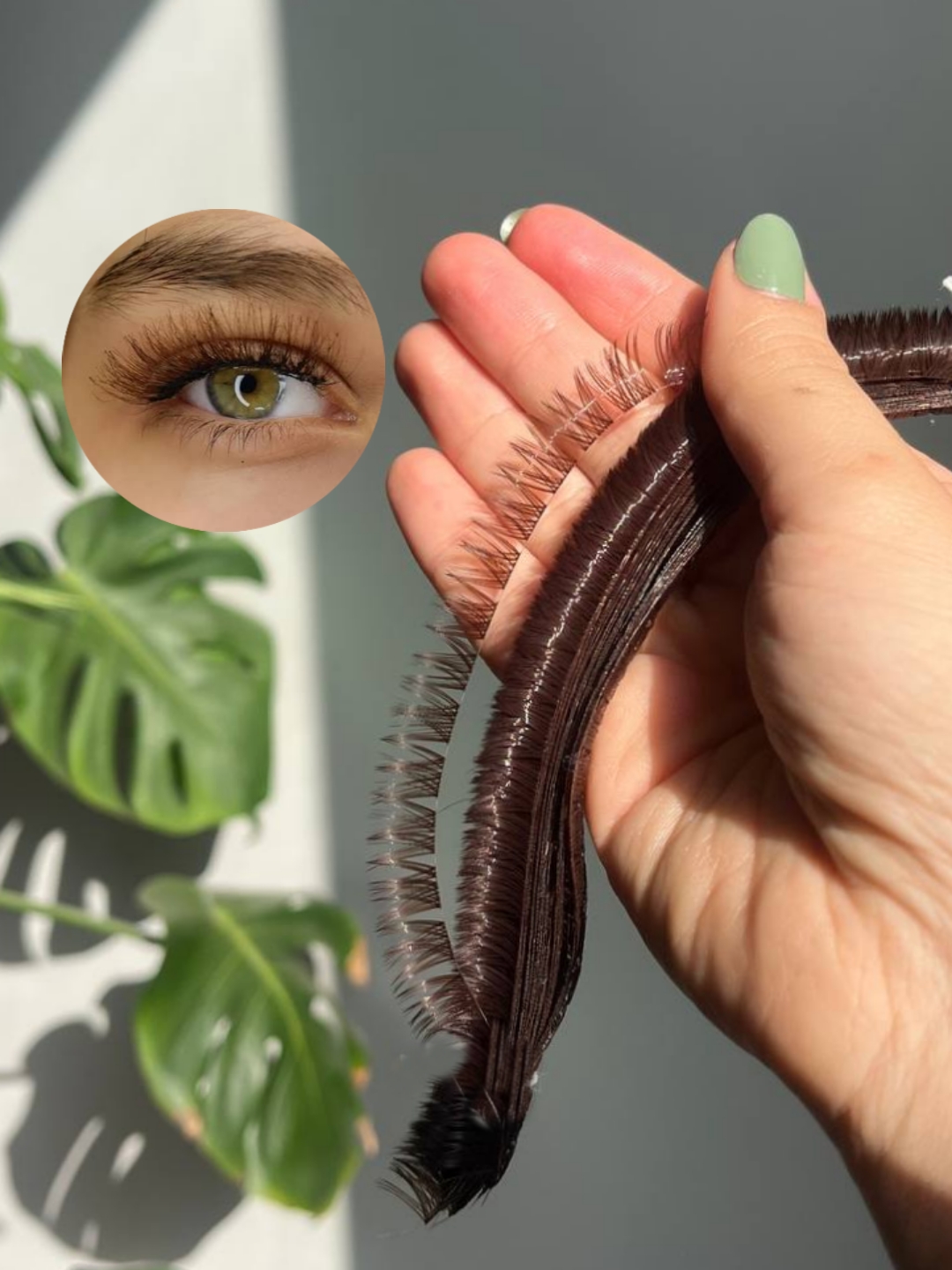 مژه فیشر قهوه ای سایز۱۴