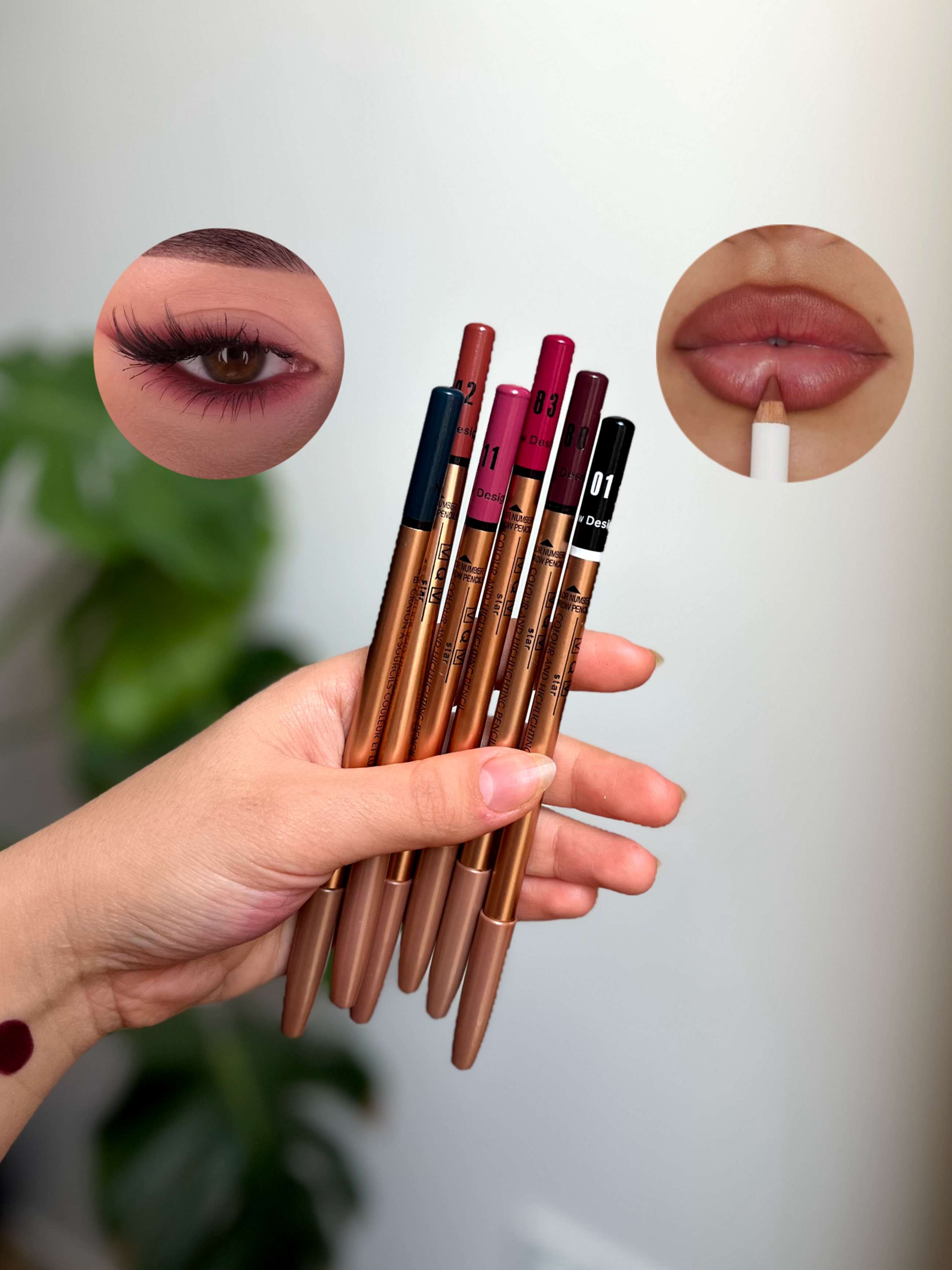 خط لب و مداد چشمVQV